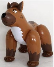 👀Muka Muka氣球舖👀210公分充氣鬣狗娃娃/玩偶/充氣球/充氣玩具/吹氣玩具/充氣道具