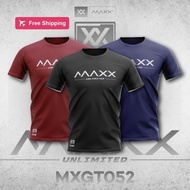 [PS Jersey]Sports Tshirt For Men Maxx Regular T-shirt Maxx Badminton Shirt Men's Elastic T-shirt Swe