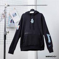 Áo hoodie chính hãng Nik3 x NBA LA Lakers Black Zip Hoodie