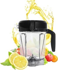 For Vitamix Blender Pitcher, 64oz Low-Profile For Vitamix Replacement Pitcher 750 5200 5000 6300 750
