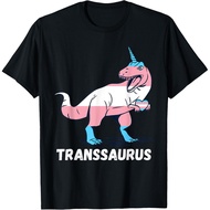 Transgender T-Rex Trans Pride Heart Unicorn Trans Pride T-Shirt