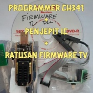 Disk Ch341A Ch341 24 25 Series Eeprom Tv Flash Bios Usb Programmer+Clamp