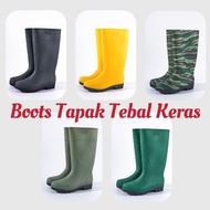 Kasut sawah bendang lelaki tinggi 38cm/Kasut kebun/High quality men waterproof rain boots