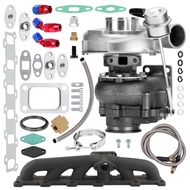 maXpeedingrods Exhausted manifold + T3 Turbo turbocharger Kit For 4.2 L TD42 Engine Oil Cooled