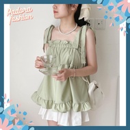 Áo 2 dây babydoll buộc nơ vai Áo kiểu nữ hai dây Padora-A91
