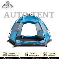 GLAMPTURE 6-8 tent Person Waterproof Automatic tent Pop Up Double Layers Camping Tent With Yard Tent