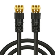Comgil high-definition TV antenna cable 5M set-top box VTR digital HDTV gold-plated screw-type connector data transmission connection cable