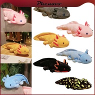 [Phenovo] 17.72" Long Axolotl Plush Toy, Cuddly Toy, Home Decor, Soft Hugging Plush Pillow, Axolotl 