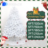4-8FT PVC White Christmas Tree Craft Artificial Christmas Tree Pine White Christmas Tree Green Tree