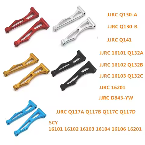 Metal Upgrade Modified Rear Upper Swing Arm For SCY 1/16 16101 16102 16103 16104 16106 JJRC Q130A Q1