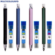 MULTICOLOURFD Mechanical Pencil, 5.6mm Metal Automatic Pencil, Creative Sketch Comics Design Drawing