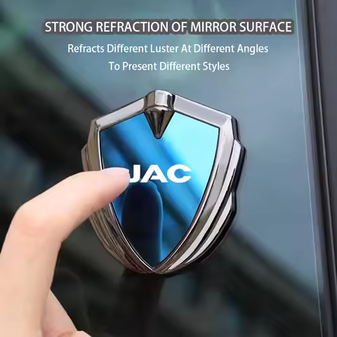 For JAC Refine JS2 JS 2 J7 T9 T8 S2 M4 S4 S5 J5 J6 S7 Car Body Metal Shield Decorative Sticker Modif