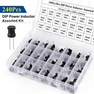 240PCS 24Each type10个6x8mm 2.2uH-100mH DIP Power Inductor Matching Kit
