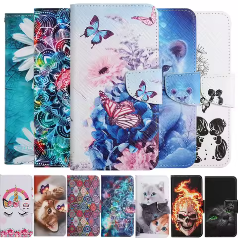 POCO X3 NFC M3 X4 Pro 5G F3 Leather Flip Phone Case For Xiaomi Mi 10 11 12 Lite 11T Redmi 7A 8A Butt