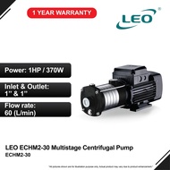 Leo ECHM2-30 Multistage Centrifugal Pump Pam Air Home Pool [Sale] [1Phase] (0.5HP/60Lmin/25mm)