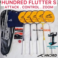HUNDRED FLUTTER S ATTK CTRL ZOOM 32LBS JAPAN JP HNDRD Attack Control Zoom Badminton Racket Originalm