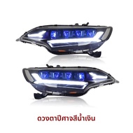 BONINGYU | ไฟโปรเจคเตอร์ LED DRL พร้อมไฟเลี้ยวแบบลำดับสำหรับ Fit GK5 ปี 2014-2020