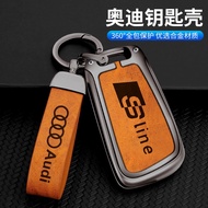 Audi Key Leather Case Suitable for Audi A3 A4 A5 A6 B6 B7 B8 Q3 Q7 S3 C5 C6 4F 8L 8P