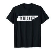 Tennessee Whiskey State Map Bourbon Whisky Vintage T-Shirt