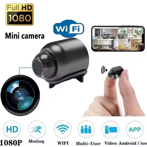 HD 1080P X5 Mini Camera Night Vision WiFi Camera Home Remote Camera Kids Pet Safety Monitoring Surve