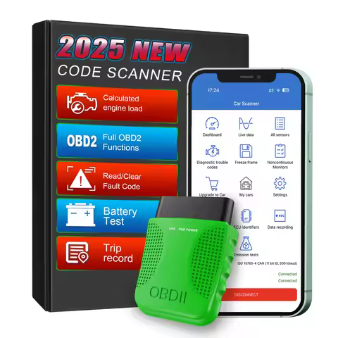 Green FA40 ELM327 OBD2 Auto Code Scanner Professional Diagnostic Tool for Cars OBD2 System Since 199