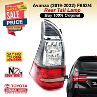 (Original) Avanza (2019) Tail Lamp / Lampu Belakang  F653 F654 81551- 81561- TOYOTA