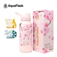 AQUAFLASK SAKURA LIMITED EDITION with SILICONE BOOT