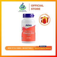 Now Foods High Potency Vitamin D-3 1000iu 180 Softgels Vitamin D3
