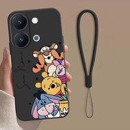 VIVO Y05 Y11d Y31d Y21 5G Case Winnie the Pooh Custom Name Case Candy Rubber Cover