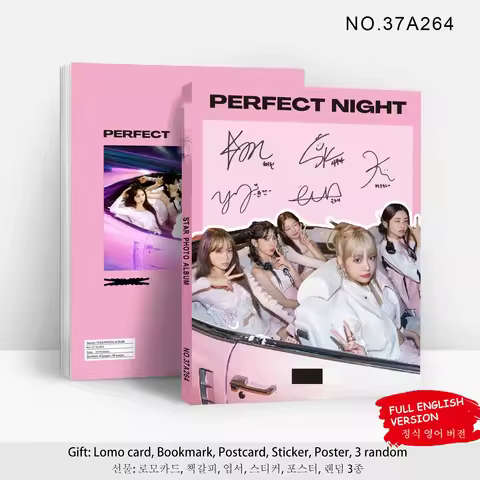Girl Idol New Album PERFECT NIGHT Series Photo Collection SAKURA CHAEWON YUNJIN KAZUHA EUNCHAE Poste