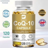 CoQ10 Capsules 300 Mg Coenzyme Q10 Vegetarian for Energy Heart Healthy Antioxidant