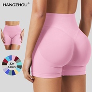 Dfyne Yoga Shorts Women TK High Waist Sports Skinny Three-Point Pants Hip-Lifting Seamless Fitness S
