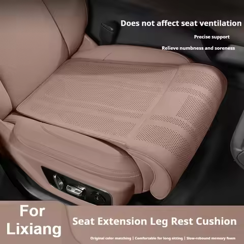 For Lixiang L6 L7 L8 L9 MEGA Car Seat Cushion for Li I6 I8 Car Extended Leg Rest Breathable Seat Cus