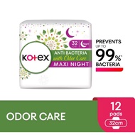Kotex Anti-Bacteria Overnight wing pad 32cm (12’s) Sanitary Pad with odor care b