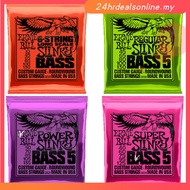 【HRDEAL】Ernie Ball Bass Strings 2833 2835 2824 2836 For 4 String 5 String Electric Bass