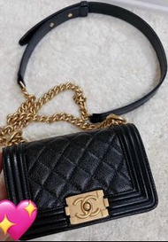 原價Chanel boy mini Leboy