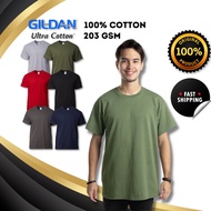 Adult Round Neck Oversize Shirt GILDAN Ultra Cotton Men Women T Shirt Lelaki Baju Tshirt Kosong Unisex Plain 2000