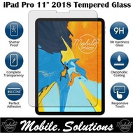 iPad Pro 11" 2018 Tempered Glass Screen Protector (Clear)