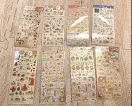 San X角落生物可愛貼紙DIY相冊紀念冊裝飾畫貼（全新未開封） （17.5x9 cm)