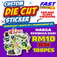 ANY SHAPE - CUSTOM STICKER DIE CUT BERBENTUK