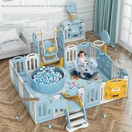 Baby Fence Indoor Games Playpen With Crawling Mat Safety Kids Fence