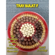 Delfi round tray package