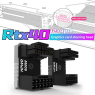 Power Supply Connector 16Pin(12+4Pin) ATX3.0 12VHPWR 600W GPU 180° Adapter for RTX 4090 4080 4070 Ti 3090