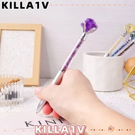 KILLA1V Ballpoint Pen, Smooth Writing Genuine Natural Pen, Natural Medium Point Meaningful Quartz Pe