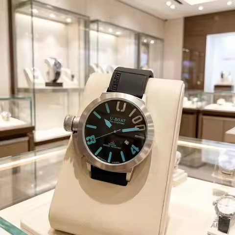 Luxury U-BOAT brand Geneva men's 1001 calendar left-hand watch business sports AAA grade alloy clock