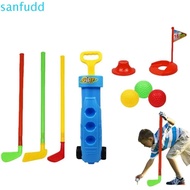 SANFUDD Golf Set Toy, Golf Game Mini Kids Golf Game Set, Golf Practice Balls Casual Play Set Portabl