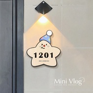 Label Name Signage Door House Home Number Plate Acrylic Sign D8 sgc