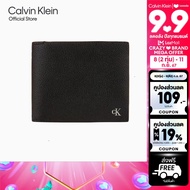 Calvin Klein กระเป๋าสตางค์ผู้ชายหนังแท้ Micro Pebble Billfold รุ่น HP1517 001 - สีดำ