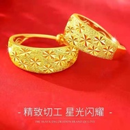 ♗∋❖Anting-anting emas tulen perempuan anting-anting gypsophila liar anting-anting warna emas tulen p