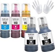ASEKER 113 Ink Multipack Compatible with Epson EcoTank ET-5150 ET-5160 ET-5170 ET-5800 ET-5850 ET-58